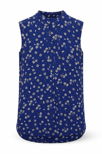 Womens UK Size 6 Dorothy Perkins Blue Basic Blouse