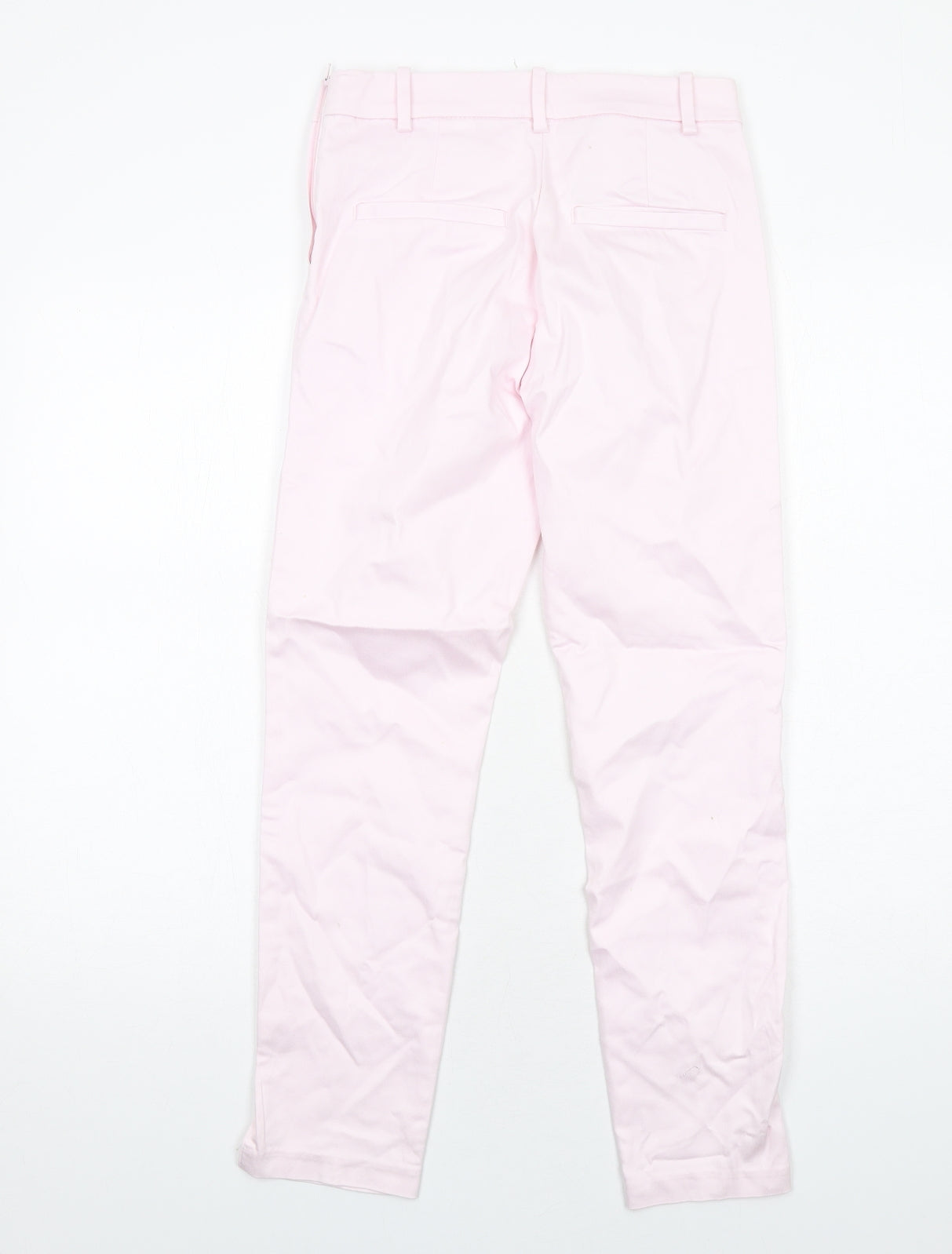 Womens UK Size 8 H&M Regular Fit Chino Pink Trousers