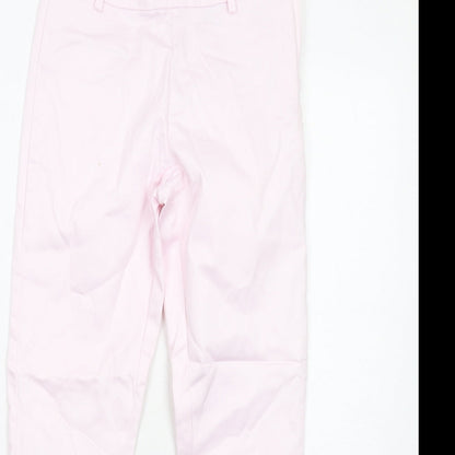 Womens UK Size 8 H&M Regular Fit Chino Pink Trousers