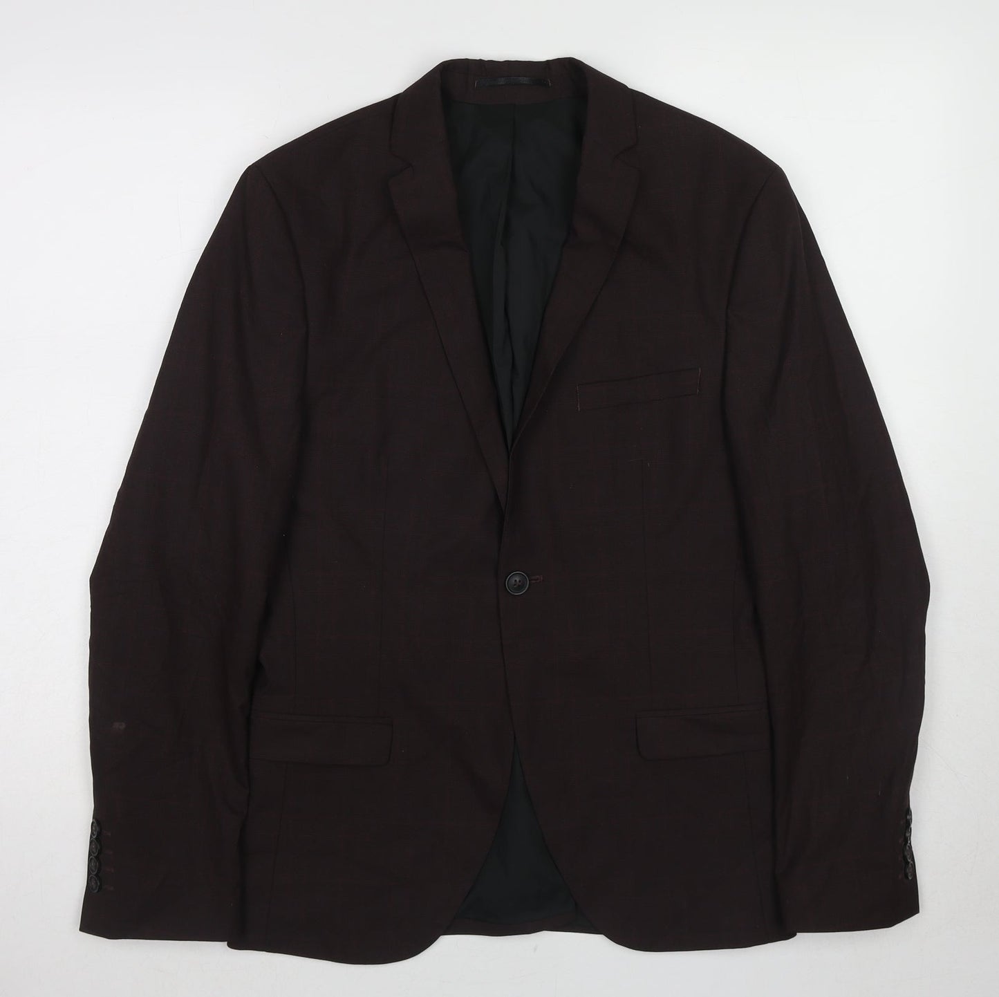 Mens UK Size 38 Selected Homme Regular Brown Suit Jacket