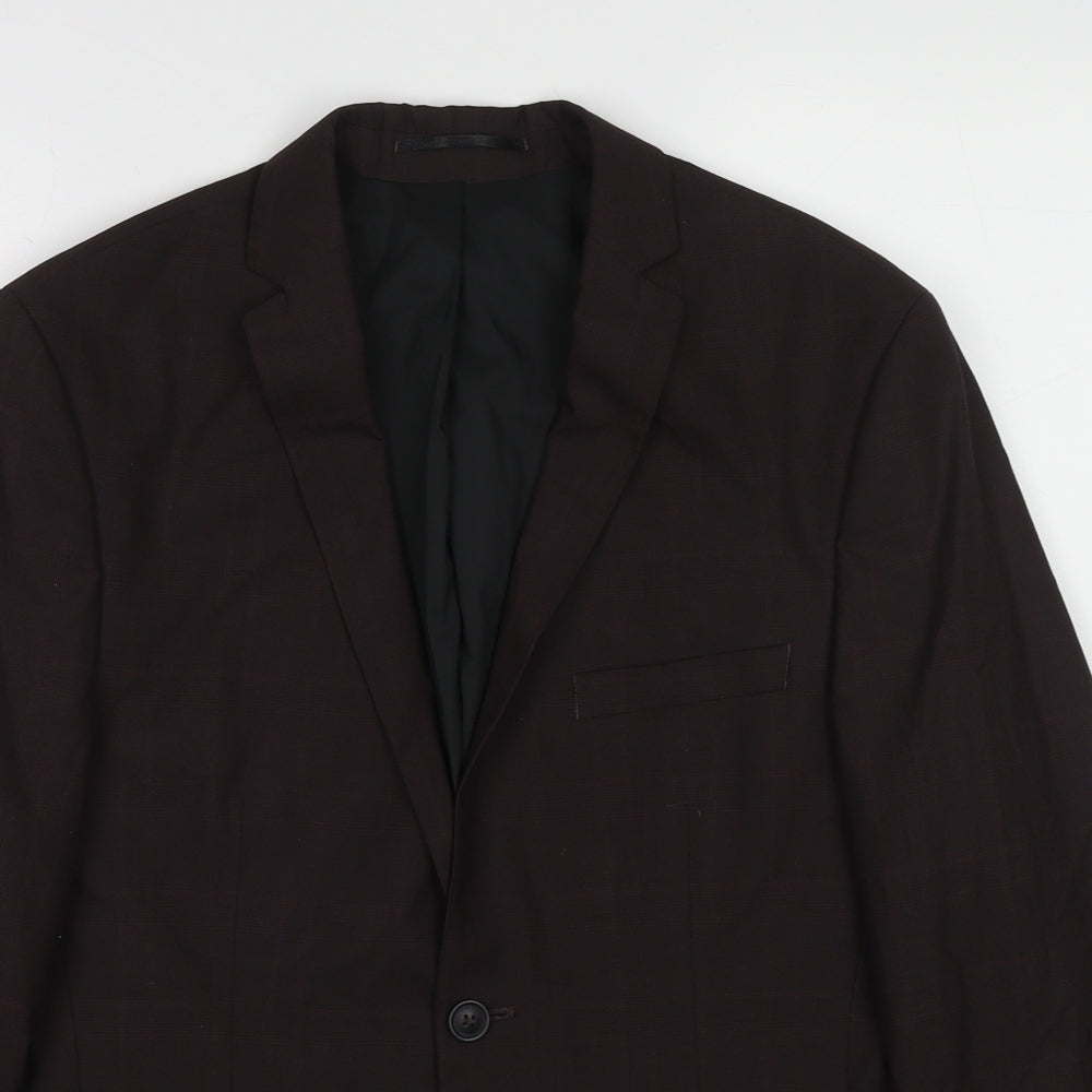Mens UK Size 38 Selected Homme Regular Brown Suit Jacket