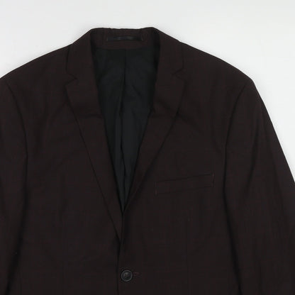 Mens UK Size 38 Selected Homme Regular Brown Suit Jacket