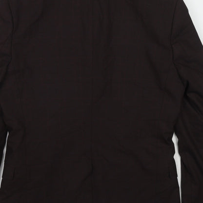 Mens UK Size 38 Selected Homme Regular Brown Suit Jacket