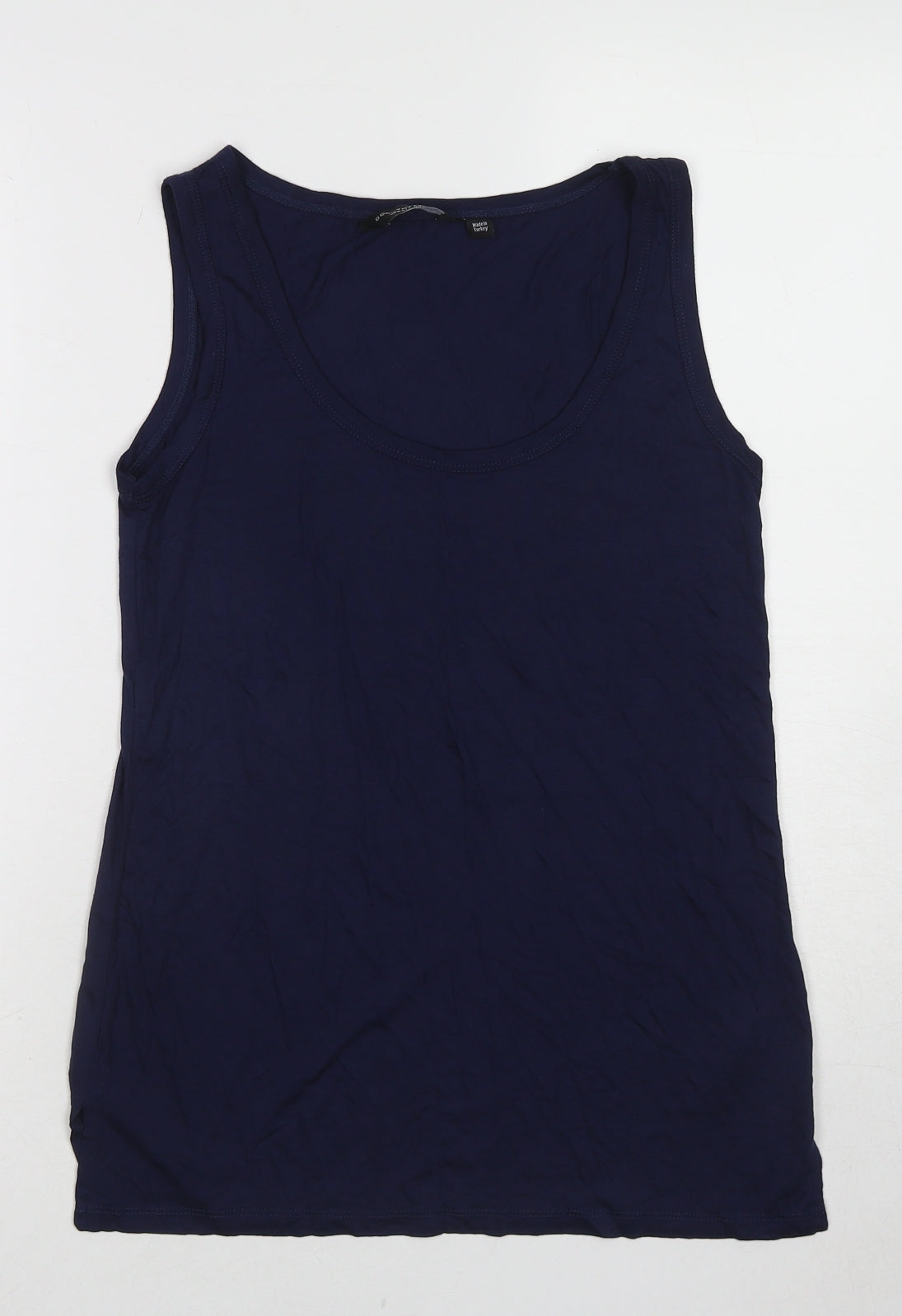 Womens UK Size 10 Dorothy Perkins Blue Basic Tank