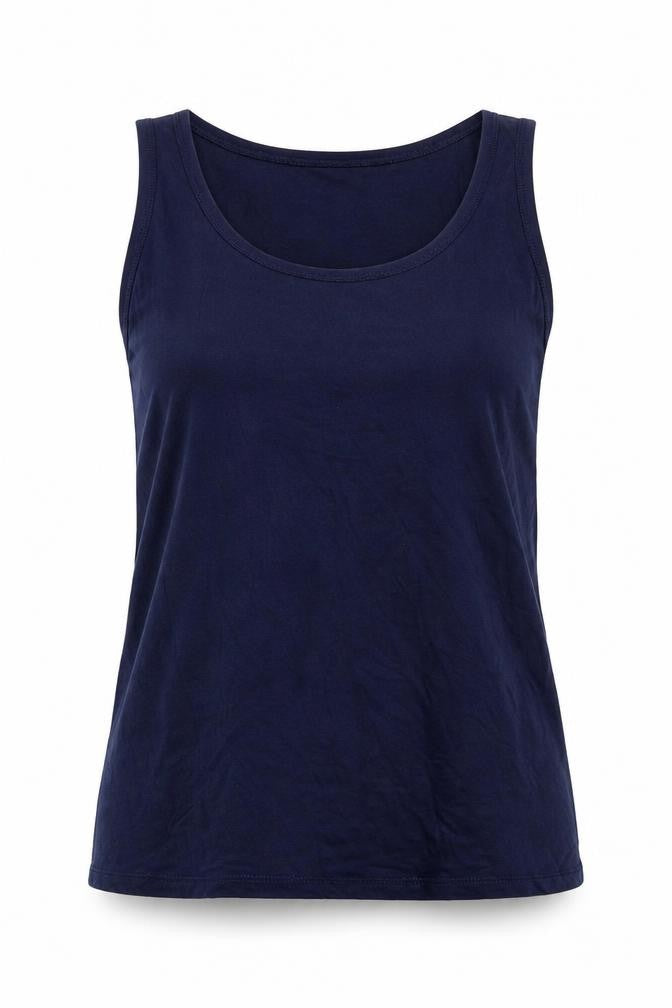 Womens UK Size 10 Dorothy Perkins Blue Basic Tank