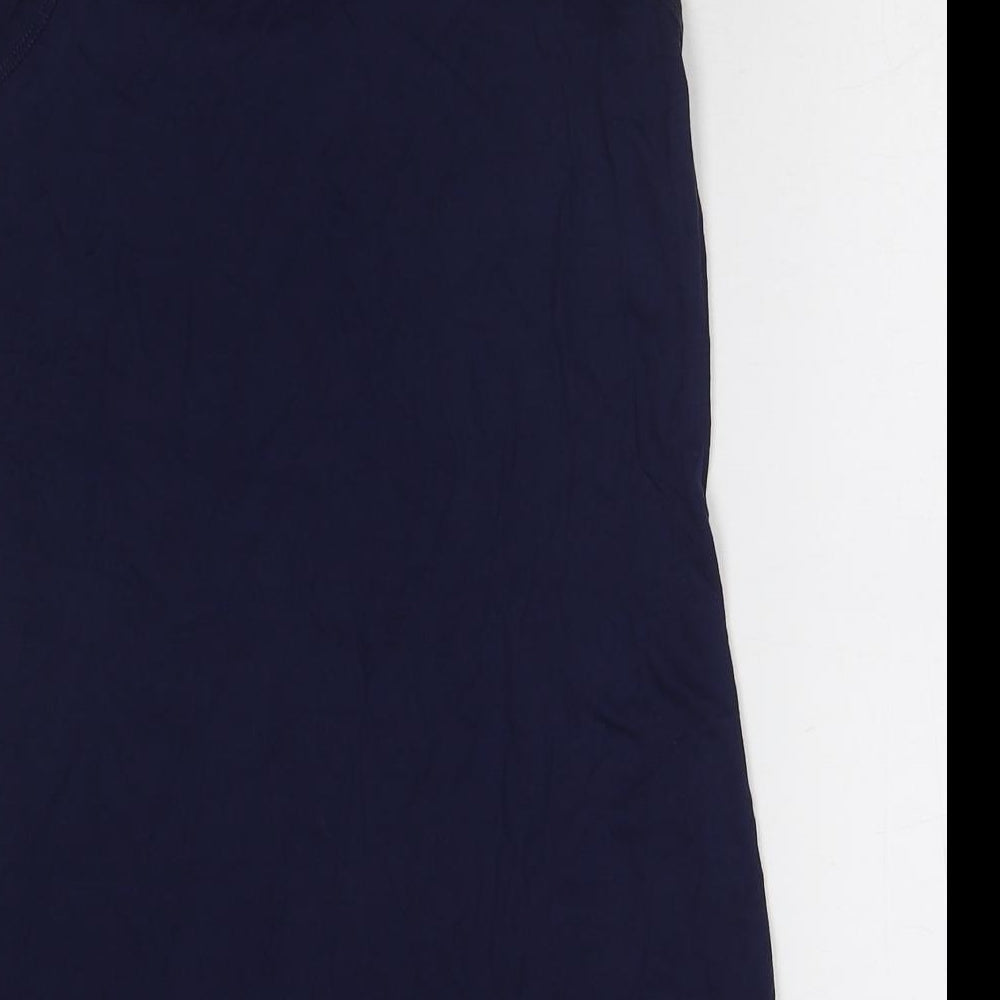 Womens UK Size 10 Dorothy Perkins Blue Basic Tank