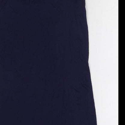 Womens UK Size 10 Dorothy Perkins Blue Basic Tank