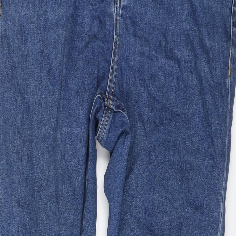 ASOS Womens Blue Cotton Skinny Jeans Size 30 in L28 in Regular Button