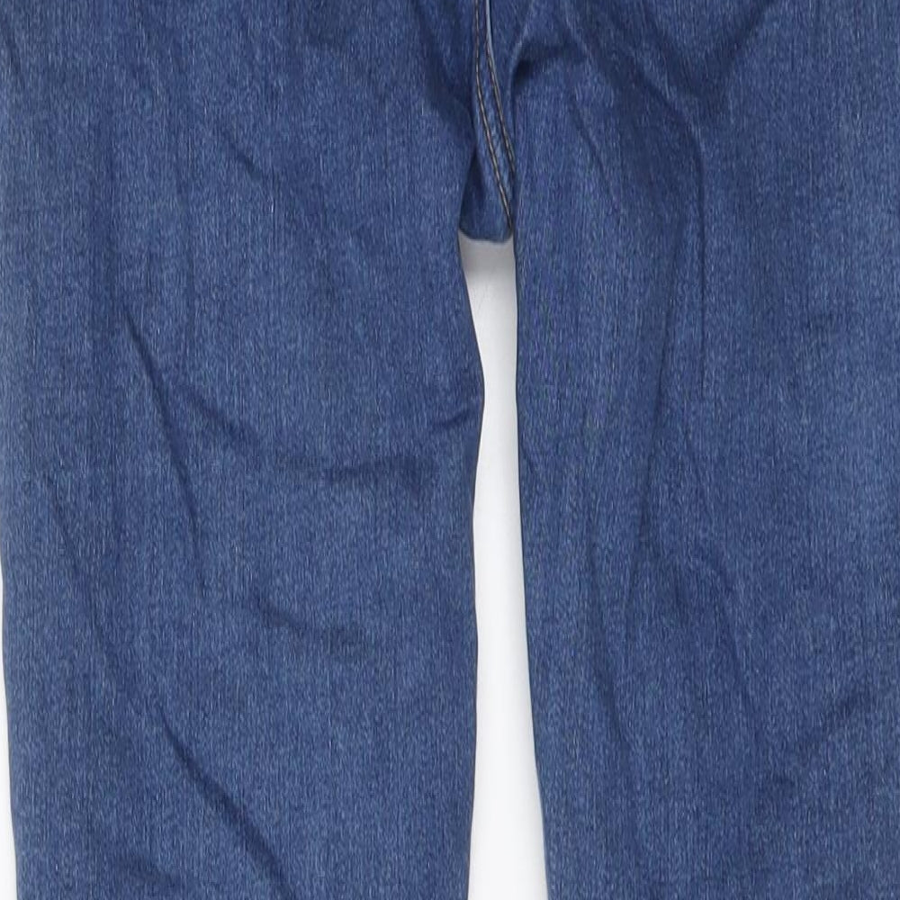 ASOS Womens Blue Cotton Skinny Jeans Size 30 in L28 in Regular Button