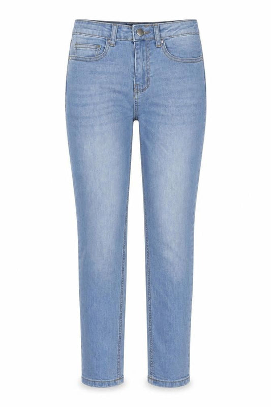 Womens UK Size 8 Boohoo Regular Fit Straight Blue Jeans