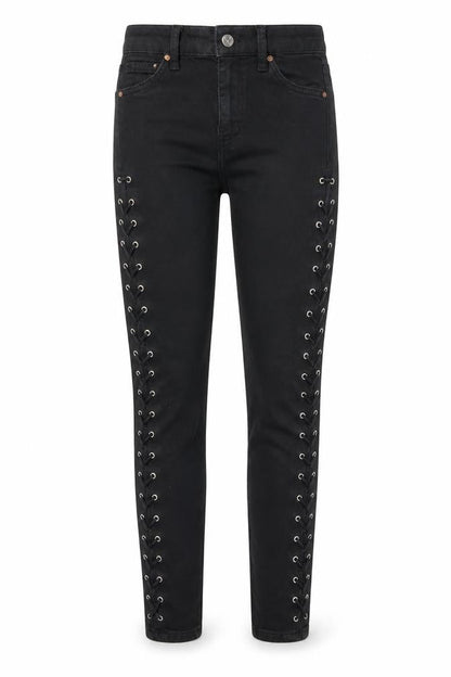 Womens UK Size 24 in Topshop Regular Fit Skinny Black Jeans
