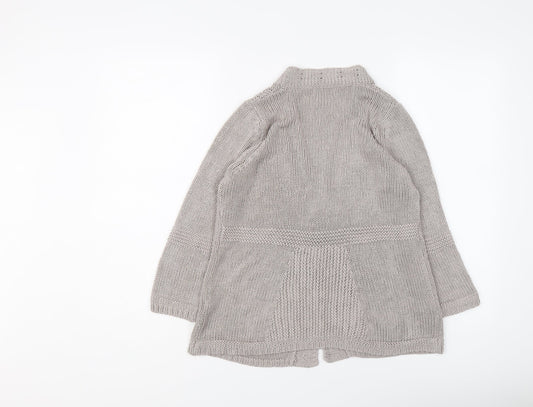 Womens UK Size 10 Marks and Spencer Grey Cardigan Jumper