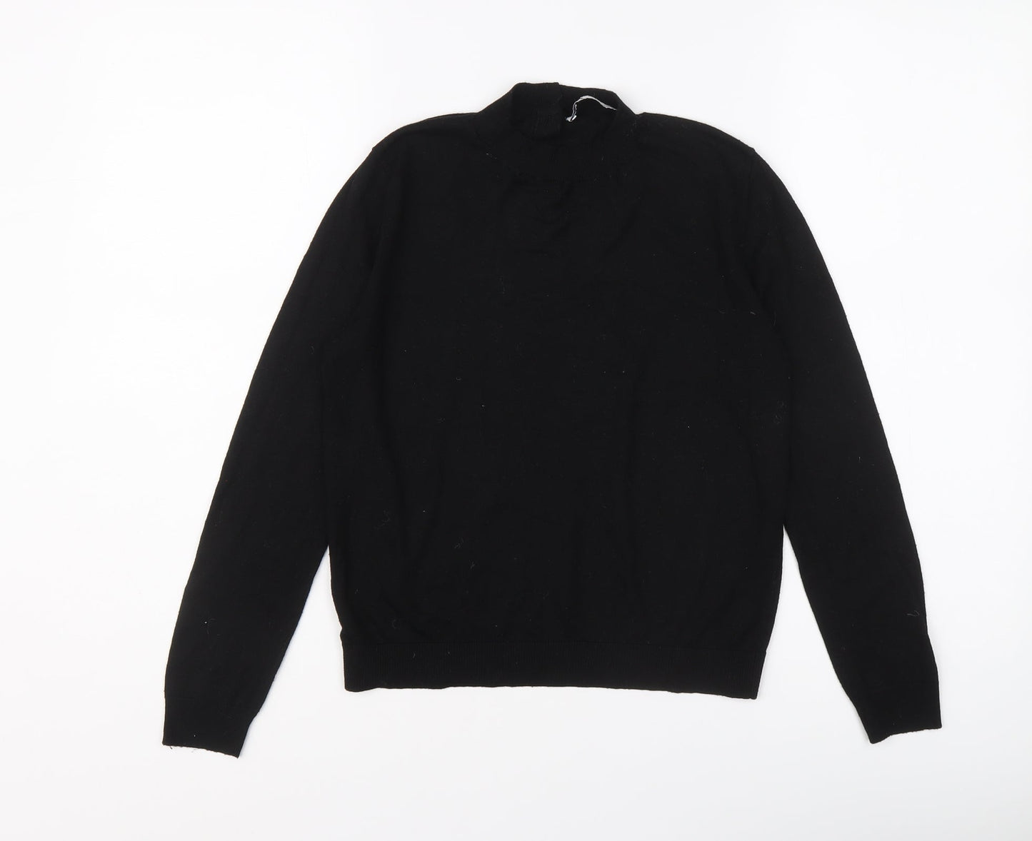 Womens UK Size S Zara Black Pullover Jumper