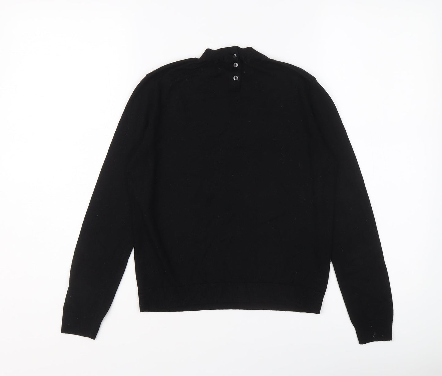 Womens UK Size S Zara Black Pullover Jumper