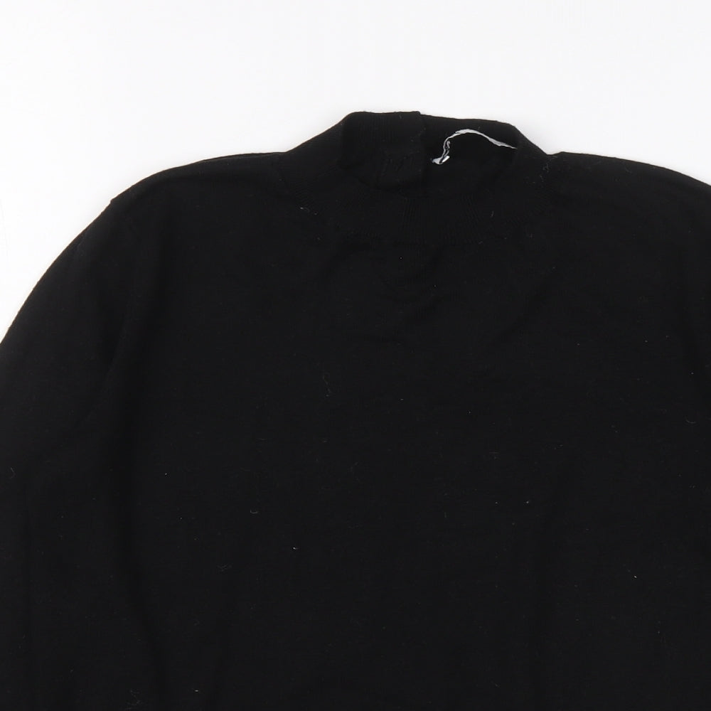 Womens UK Size S Zara Black Pullover Jumper