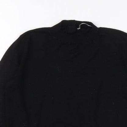 Womens UK Size S Zara Black Pullover Jumper