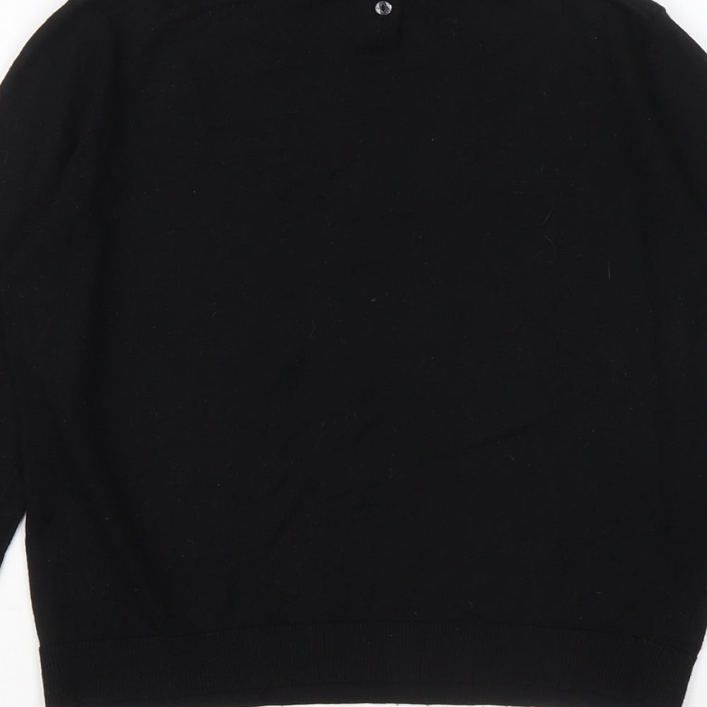 Womens UK Size S Zara Black Pullover Jumper