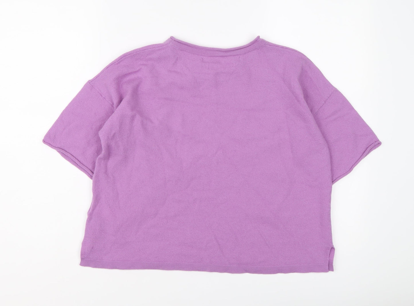 Womens UK Size L Max Studio Purple Pullover Jumper