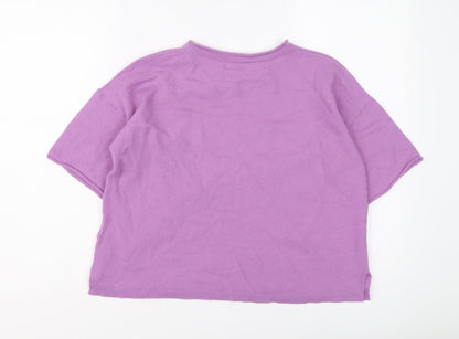 Womens UK Size L Max Studio Purple Pullover Jumper