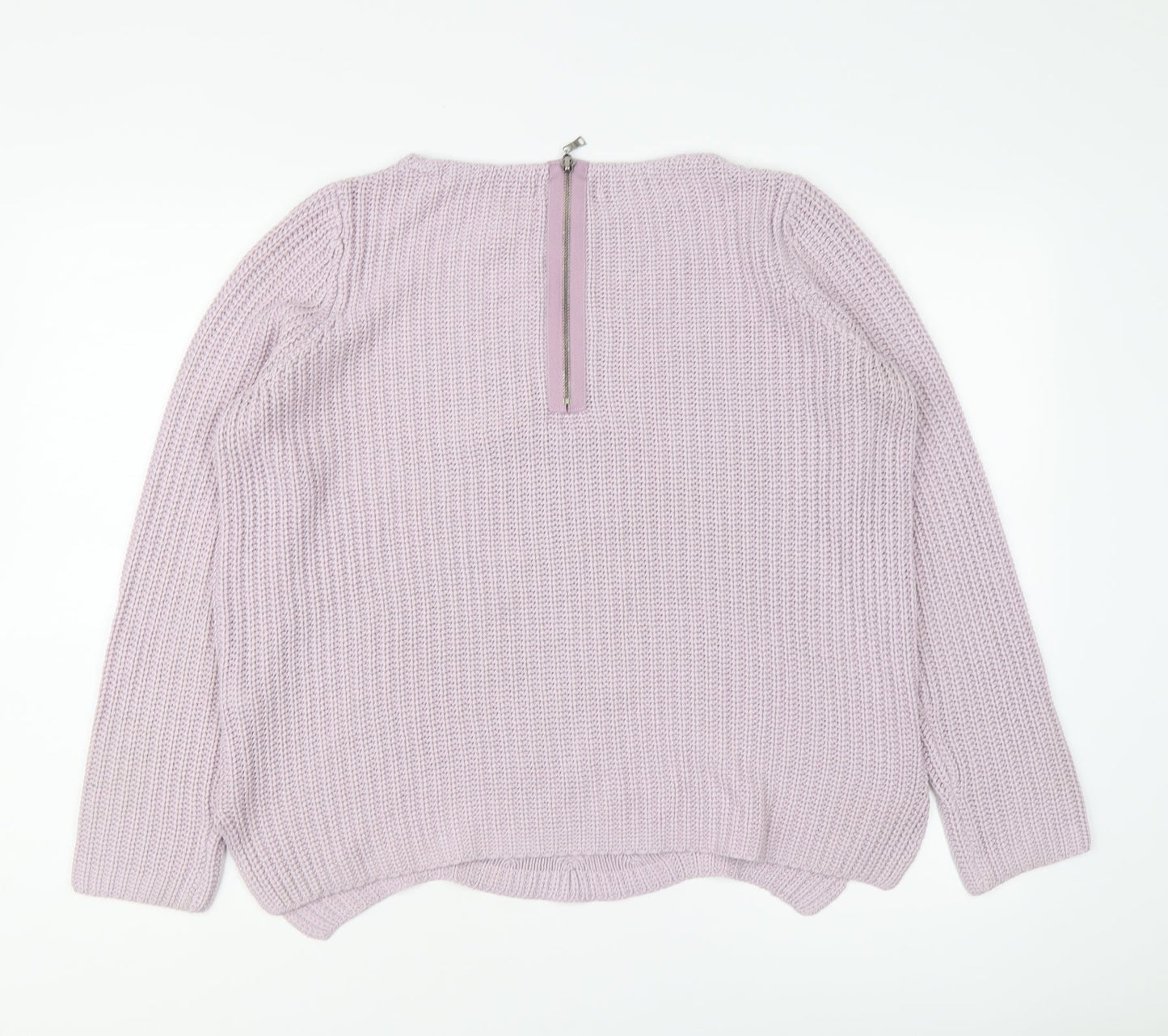 Womens UK Size 12 Marks and Spencer Purple Pullover Jumper