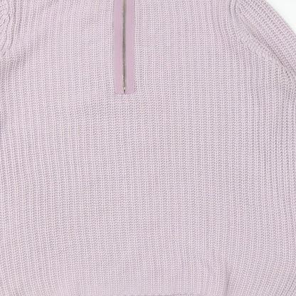 Womens UK Size 12 Marks and Spencer Purple Pullover Jumper
