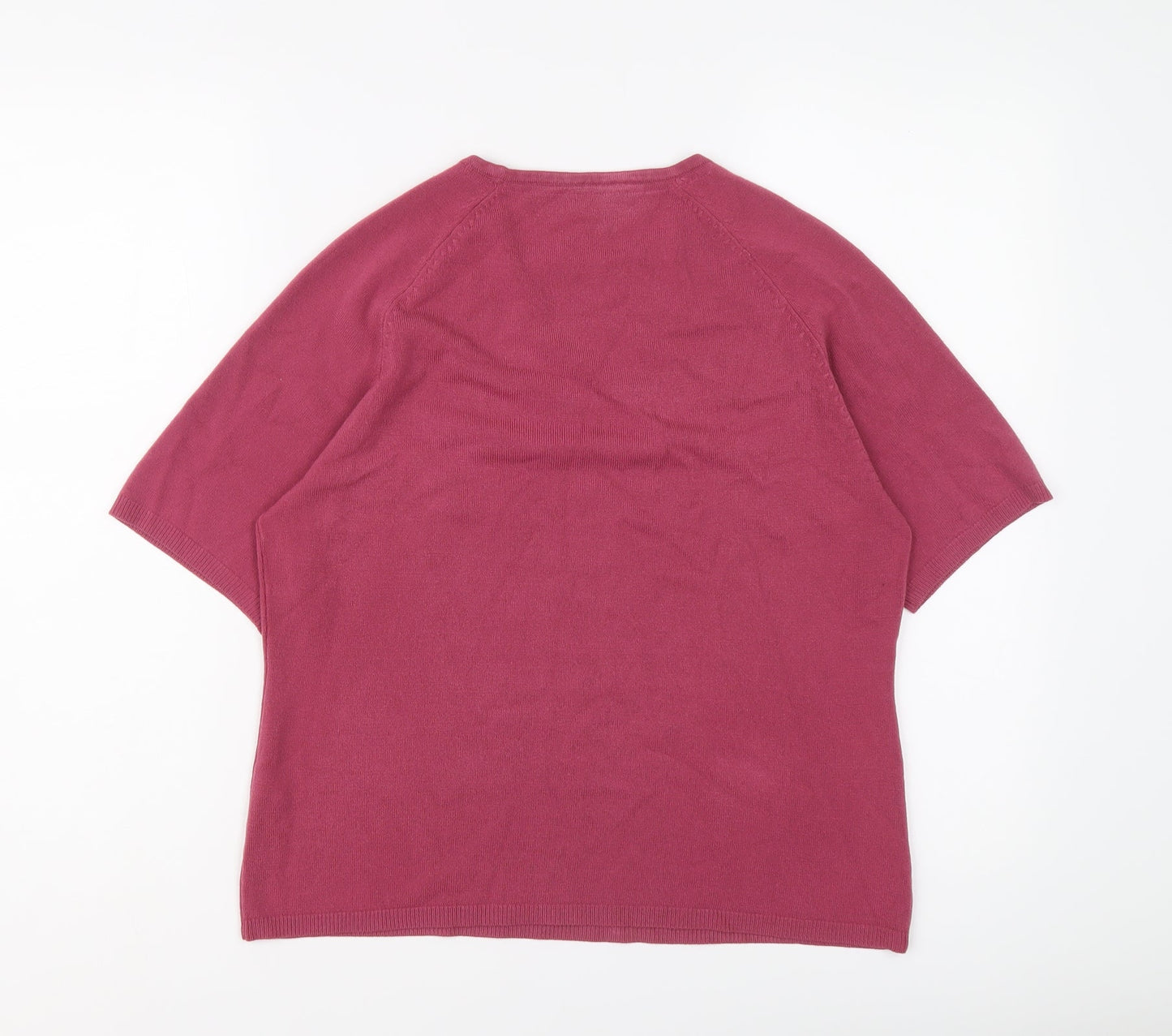 Womens UK Size 14 BHS Pink Pullover Jumper