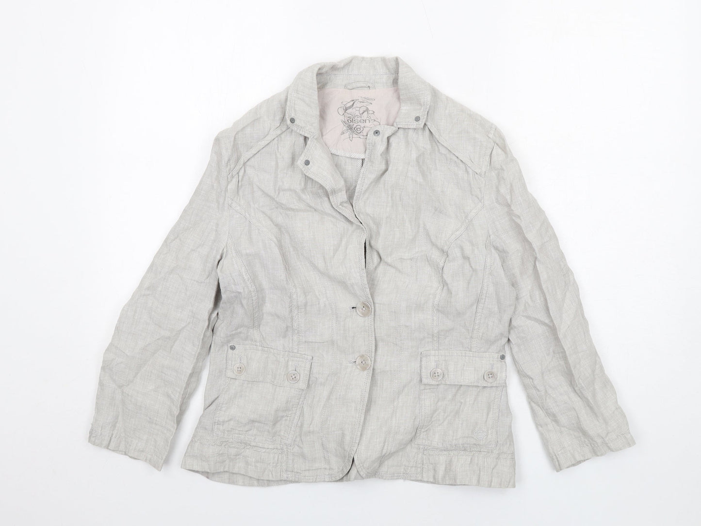 Womens UK Size 12 Olsen Grey Jacket