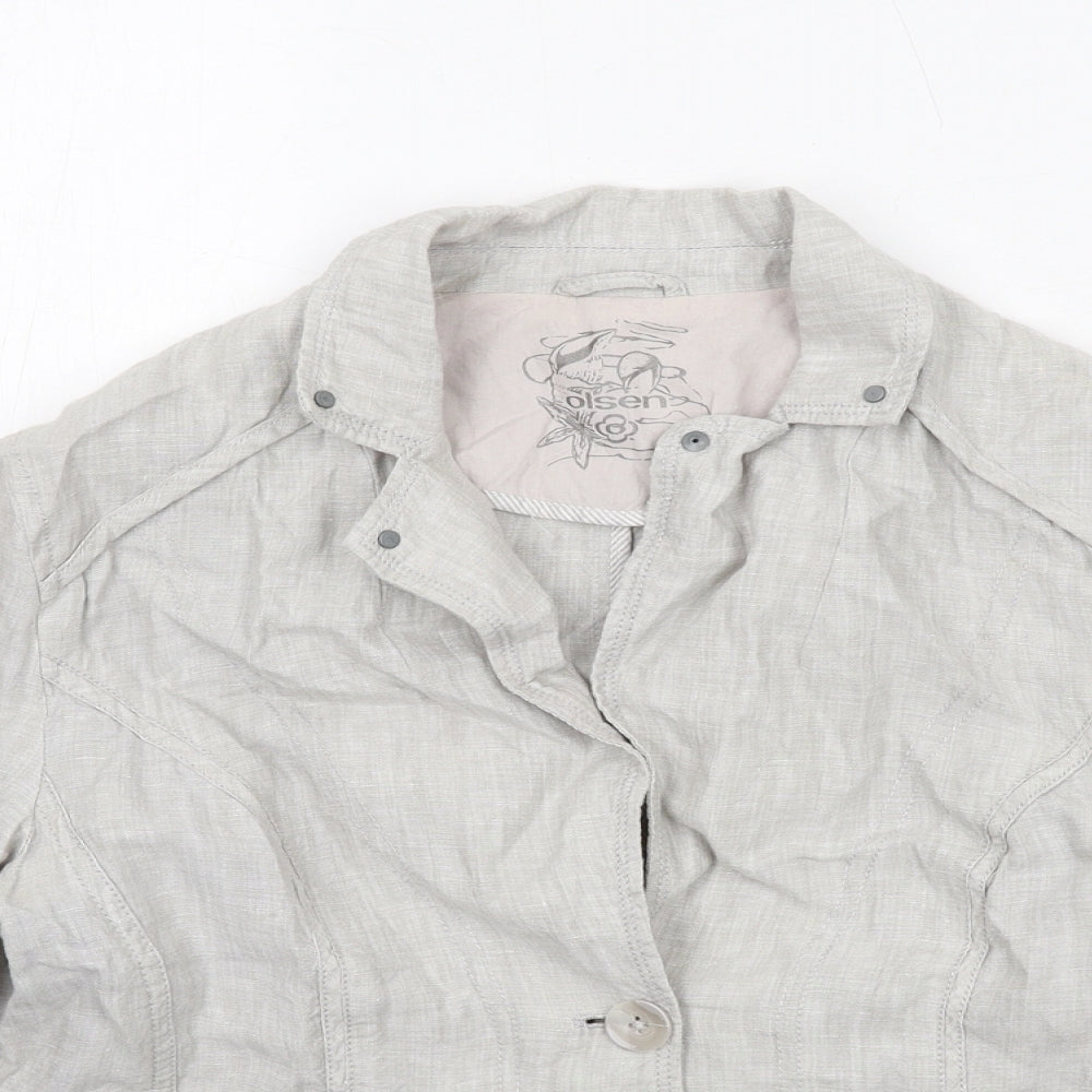 Womens UK Size 12 Olsen Grey Jacket