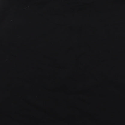 Marks and Spencer Womens Black Viscose A-Line Skirt Size 14