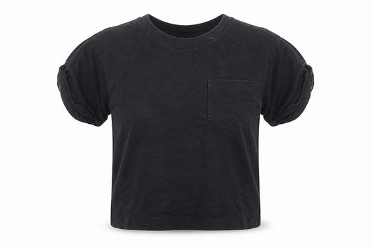 Womens UK Size XS Divided by H&M Black Basic T-Shirt