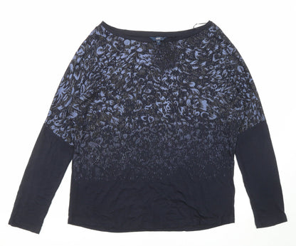 Womens UK Size 10 NEXT Blue Basic T-Shirt