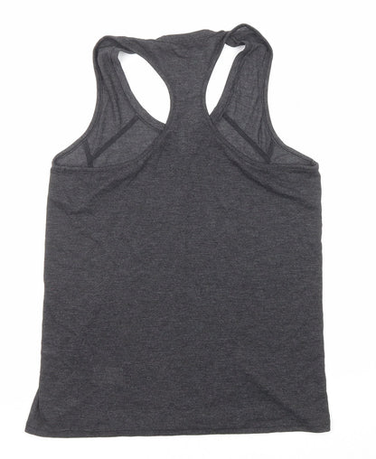 Womens UK Size 10 NEXT Grey Basic Tank