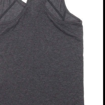 Womens UK Size 10 NEXT Grey Basic Tank
