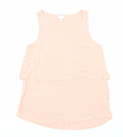 Womens UK Size S Witchery Pink Basic Tank