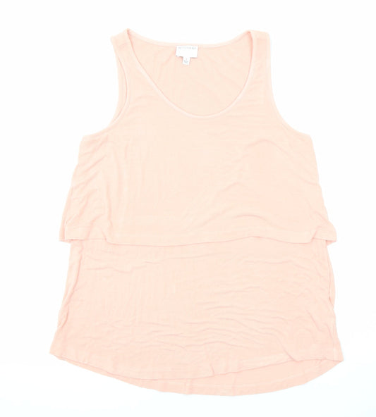 Womens UK Size S Witchery Pink Basic Tank