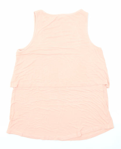 Womens UK Size S Witchery Pink Basic Tank