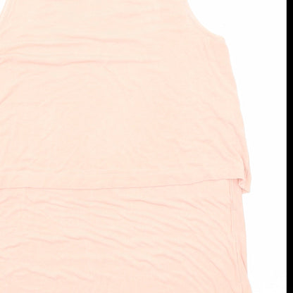 Womens UK Size S Witchery Pink Basic Tank