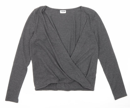 Womens UK Size S Noisy may Grey Pullover Jumper
