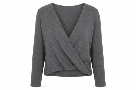 Womens UK Size S Noisy may Grey Pullover Jumper