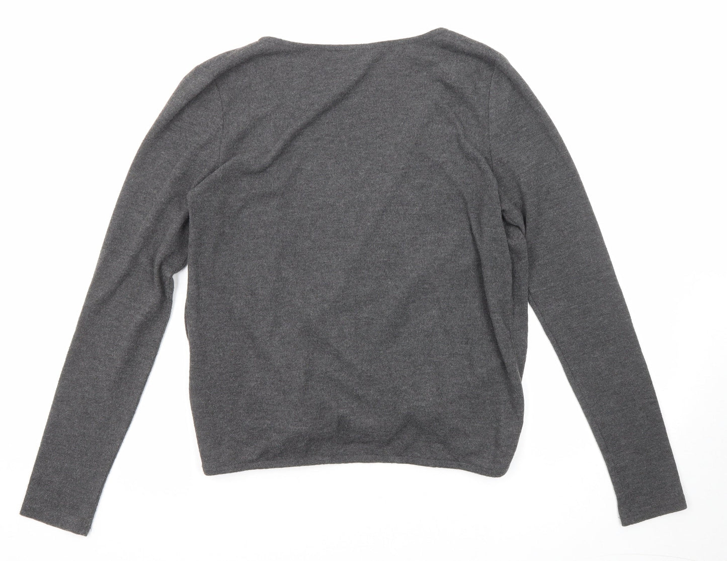 Womens UK Size S Noisy may Grey Pullover Jumper
