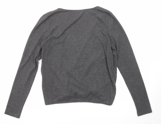 Womens UK Size S Noisy may Grey Pullover Jumper