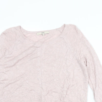 Womens UK Size 12 NEXT Pink Pullover Jumper