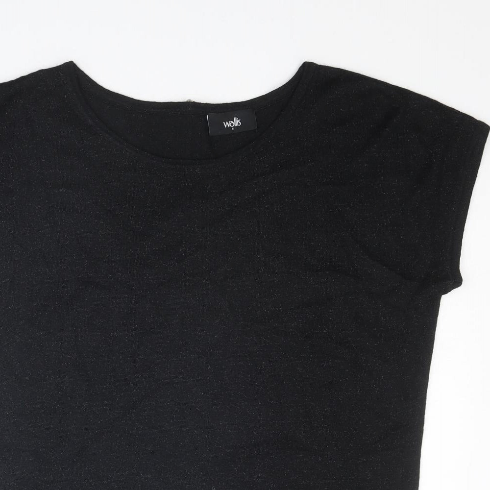 Womens UK Size S Wallis Black Pullover Jumper