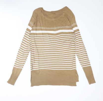 Womens UK Size 10 NEXT Brown Pullover Jumper