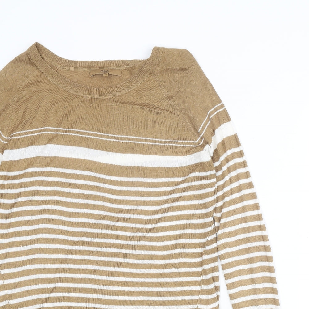 Womens UK Size 10 NEXT Brown Pullover Jumper
