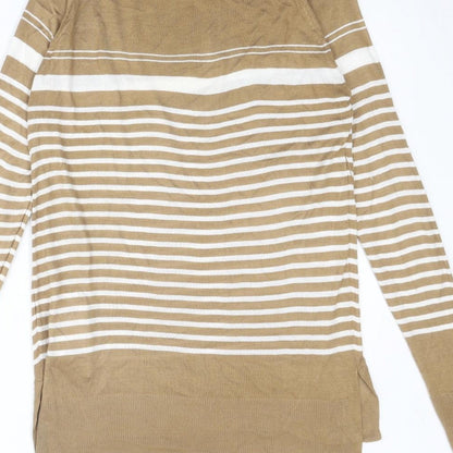 Womens UK Size 10 NEXT Brown Pullover Jumper