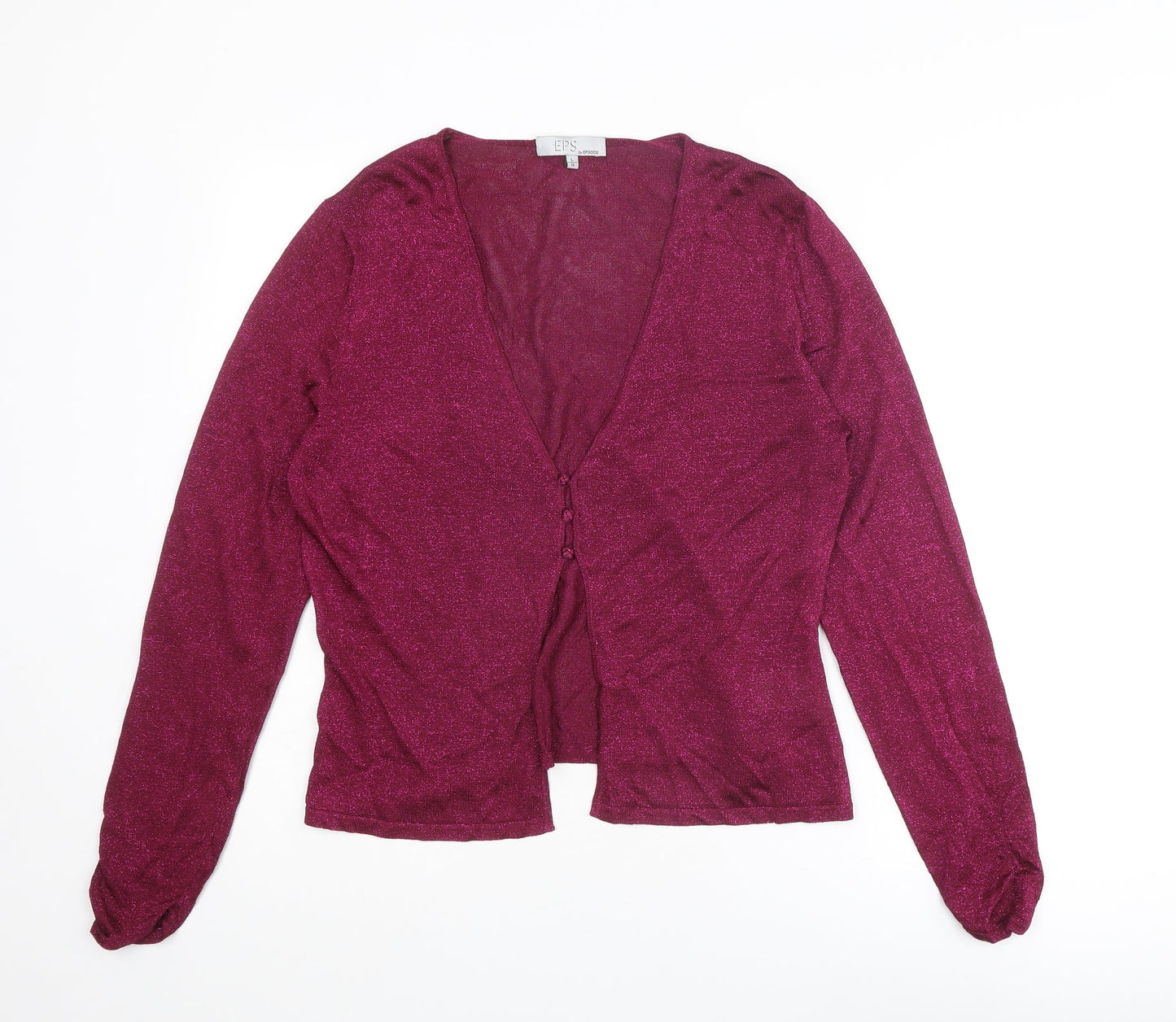 Womens UK Size L Episode Purple Cardigan Jumper