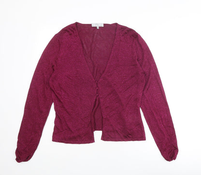Womens UK Size L Episode Purple Cardigan Jumper