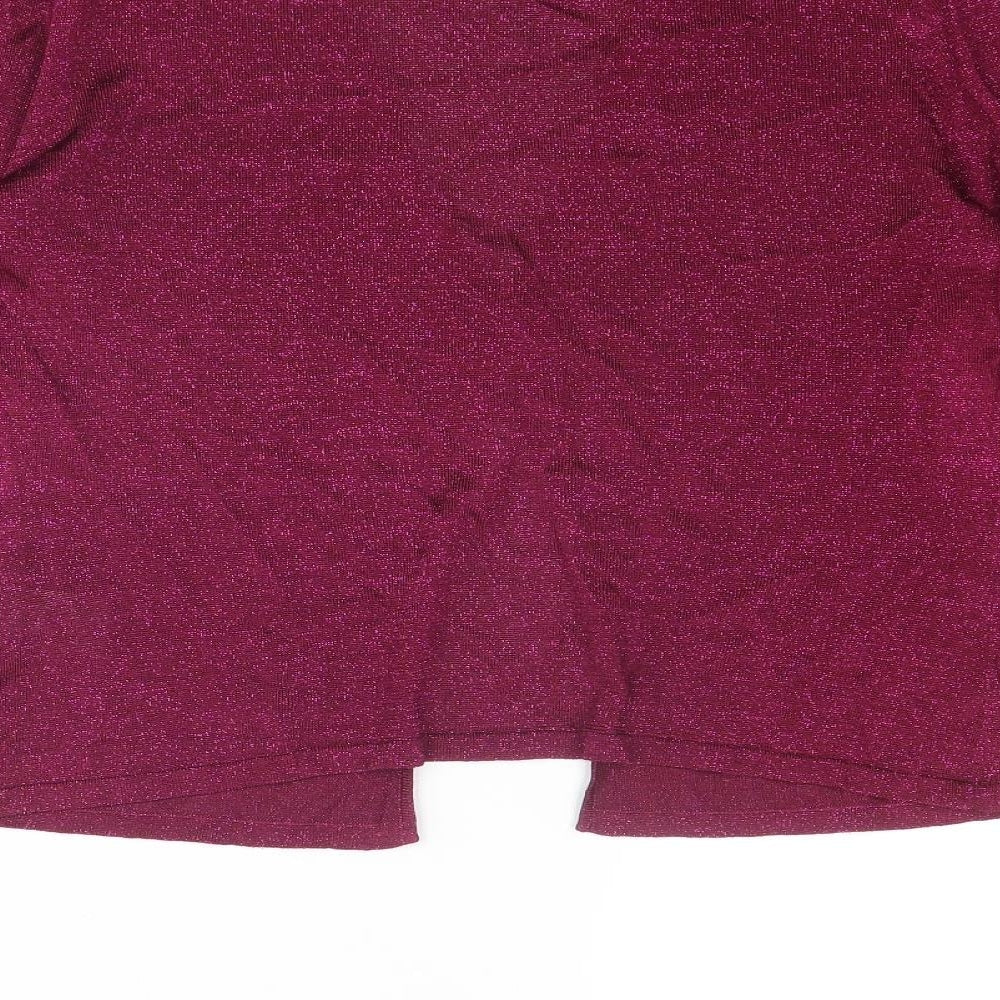 Womens UK Size L Episode Purple Cardigan Jumper