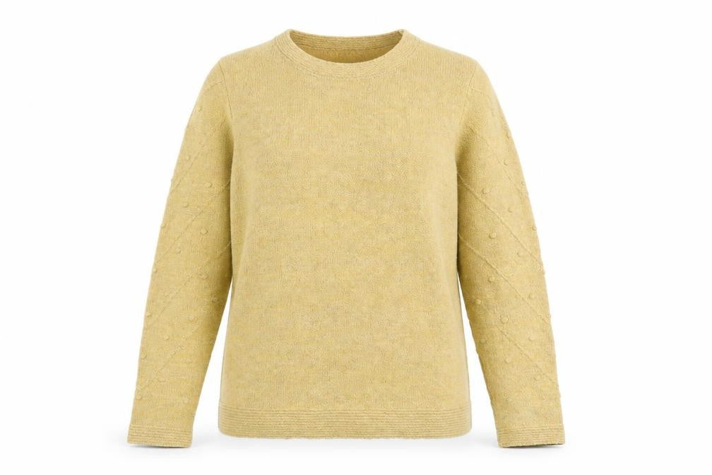 Womens UK Size L Anna Rose Yellow Pullover Jumper